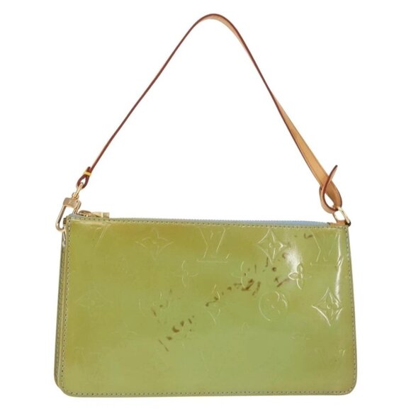 LOUIS VUITTON Monogram Vernis Lexington Pouch Baby Blue M91011 LV Auth BA6095 - Picture 1 of 16